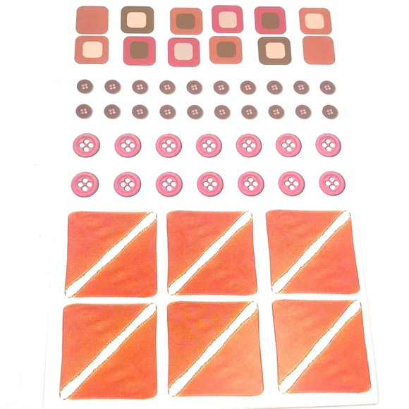 Scrapbook Peachy Sticker Set - Picture 3 of 3